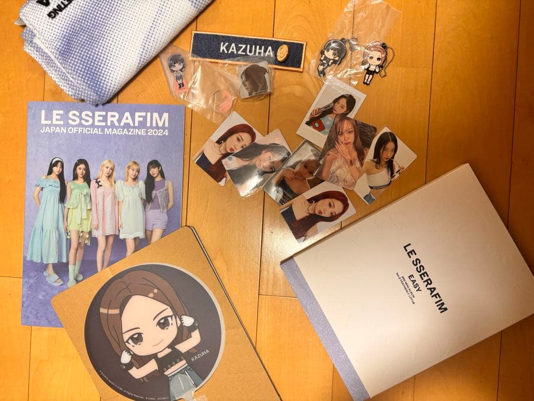 LE SSERAFIM カズハ グッズまとめ売り EASY アルバム トレカ